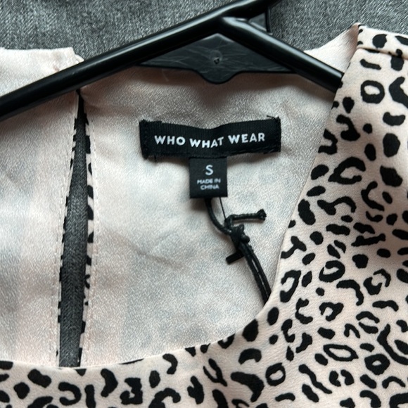 🦇 Who what wear Size small Ruffled animal print dress - Picture 6 of 16